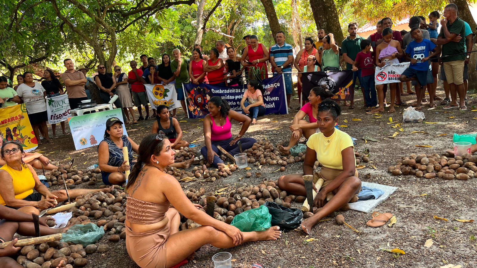 Festival do Babaçu promovido pelo Grupo de mulheres de Santana